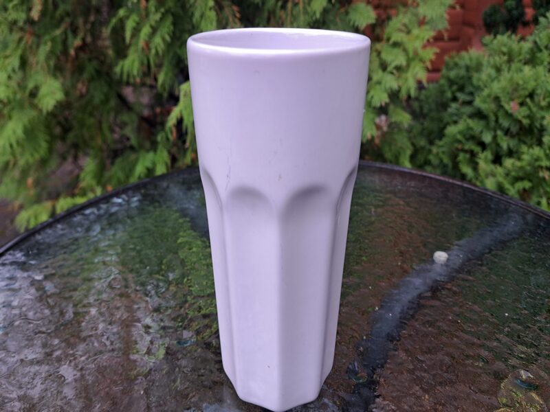 Lielā balta porcelāna glāze tilp.500ml (Citi rpt 285)