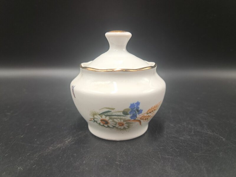 Sinepju trauks, pusdienu servīze "Ārija", ar Jāņu pušķi un zeltu, RPR (Ārija pusdienu 370)