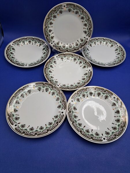 Deserta šķīvji ar retu dekolu, tējas servīze "Sigulda" (Sigulda 29)