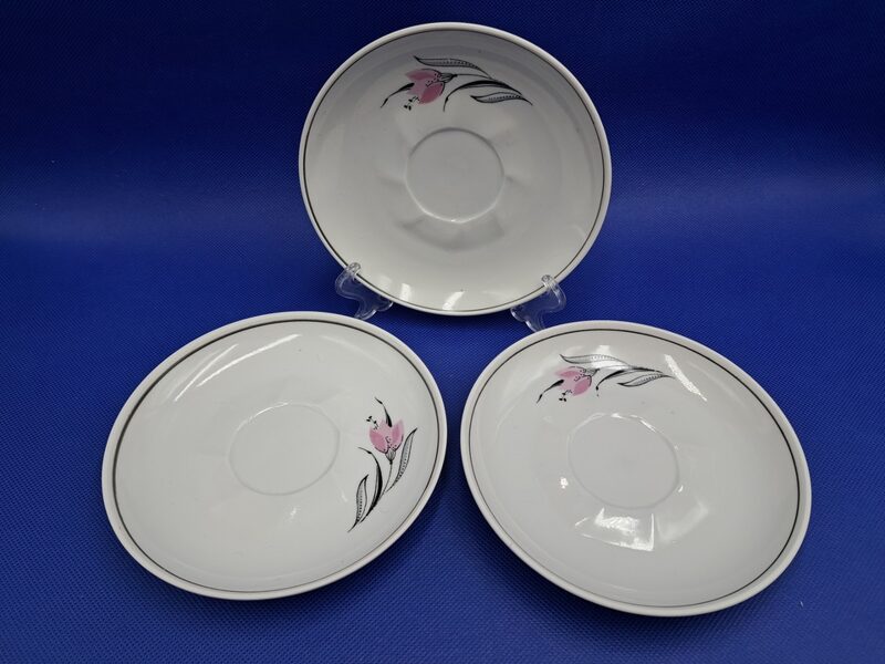 Apakštases ar orhideju (bez zelta un bez lustra), tējas servīze "Viktorija", RPR (Viktorija t 189)