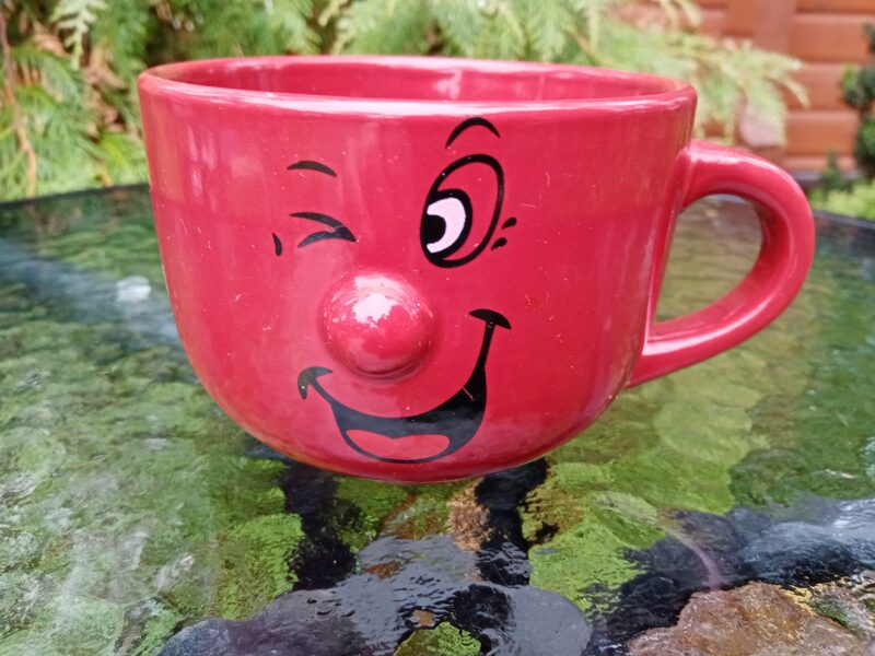 Liela biljona/tējas krūze. Dekols "Smile" (Keram 03)