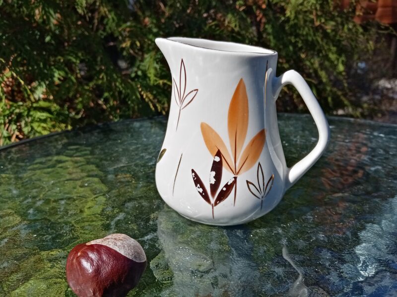 Trauki np servīzes "Stella" ar brūnām un zelta lapām (Stella 22)