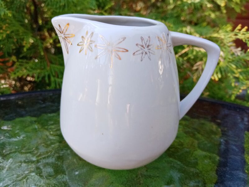 Krējuma kanniņa "Ausma" balta ar zvaigznēm, PFF (Ausma 39)