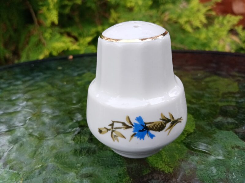 Piparu trauks, pusdienu servīze "Māra" ar rudzupuķēm un zeltu (Māra pusdienu 57)